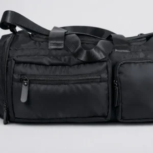 Trava Multipurpose Polyester Travel Duffle Bag, Gym Bag, Sports Bag, Weekender Bag Unisex - (Black)
