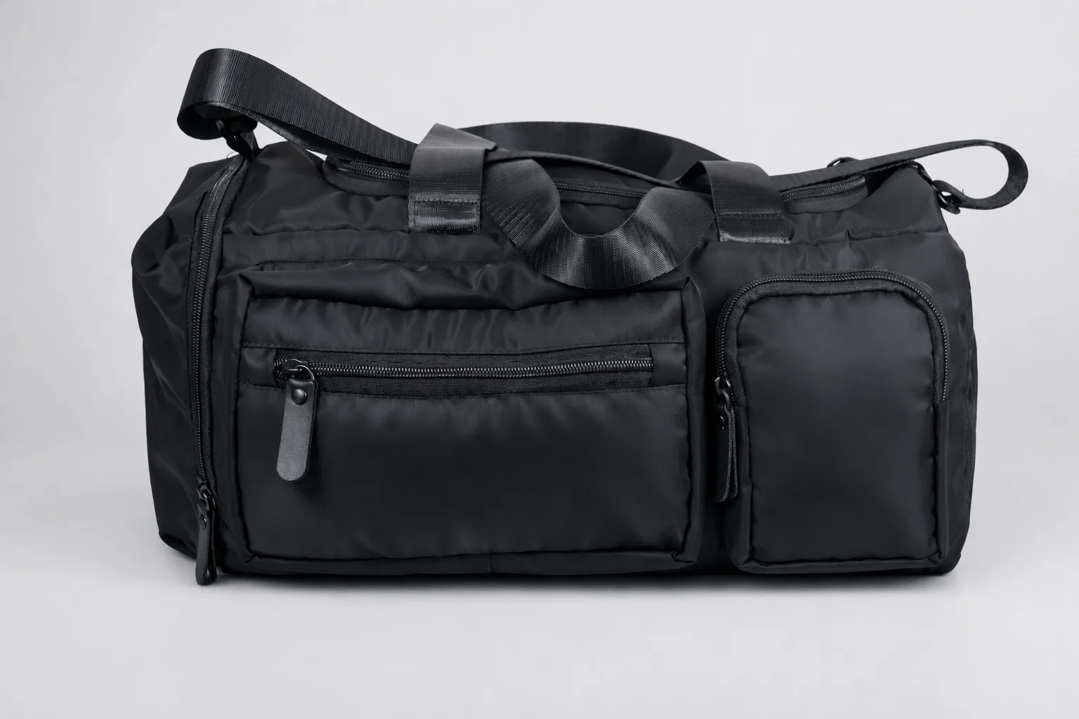 Trava Multipurpose Polyester Travel Duffle Bag, Gym Bag, Sports Bag, Weekender Bag Unisex - (Black)