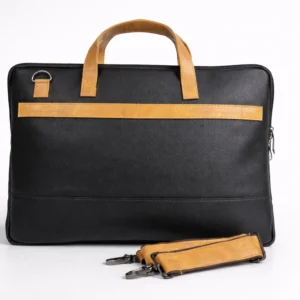 Trava Sleek &  Compact Laptop Bag Compatible with upto 15.6 inch Laptop - (Black)