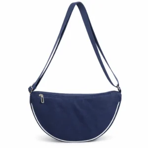 Trava Multipurpose Canvas Crossbody Sling Bag, Chest Bag for Unisex - (Blue)